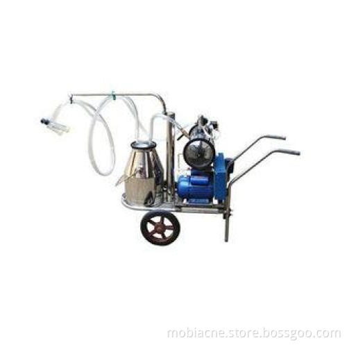 Vacuum Pump Single Bucket Dairy Milking Machine For Sheep /